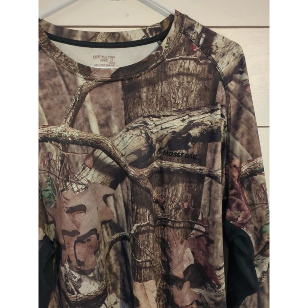 3xl long sleeve hunting athletic shirt Break up Infinity mossy oak